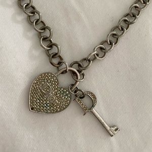 Díor silver necklace